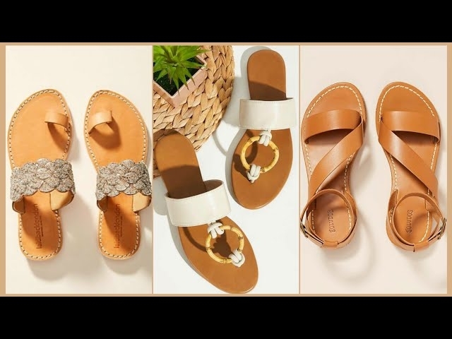 Gorgeous & Stylistic Summer Flat Slip On Sandals & Leather Flip Flops Ideas 2022