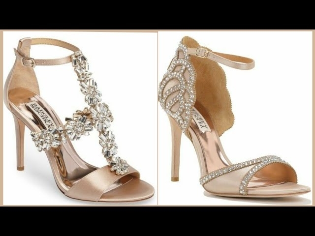 Top Class & Luxurious Rhinestone Decor Bridal wedding Pumps Shoes & Sandals Designs