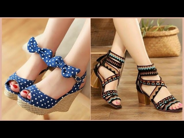 Divine & Exotic Bohemian Style Spring Sandals Wedges & Ankle Strap Shoes For Classy Women