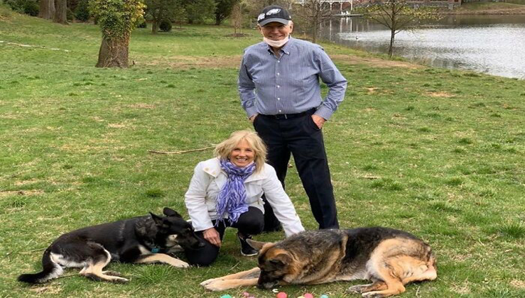 Major Biden, First Rescue Dog In The White House, Had A Virtual 