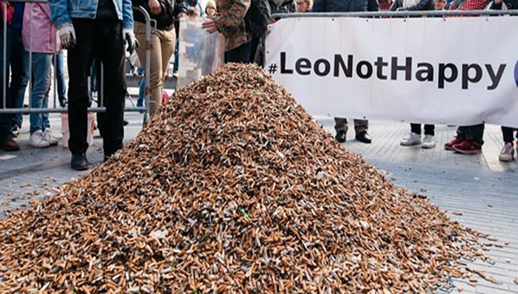 Nearly 300.000 Cigarette Butts Collected In Brussels By Volunteers, In Only 3 Hours