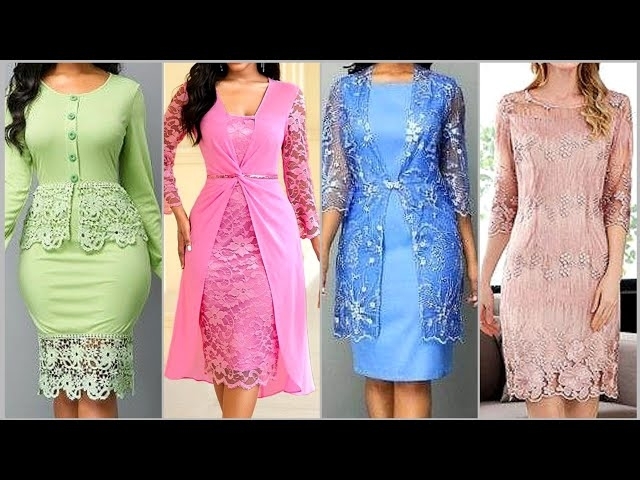 Newly demanding Embroidery lace double shirt gown dresses designs/evening party wear dresses