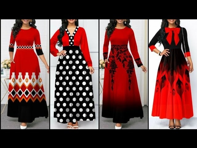 Mantra Styles Women's Printed Long Maxi Dresses/Stylish And Elegant Designer Maxi Dresses