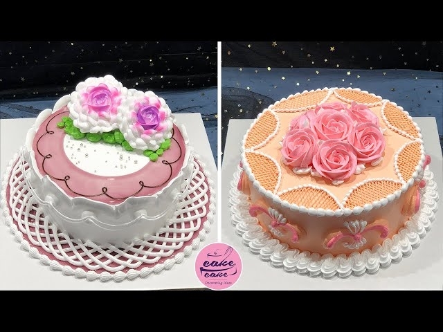 Beautiful & Quick Cake Decoration Tutorial for Beginners | Part 49