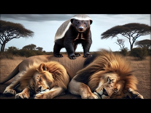 Even Lions Are Afraid Of Honey Badgers