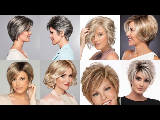 Top trendy shorts Bob Haircut with curtain bangs for women 2023//Short hairstyles