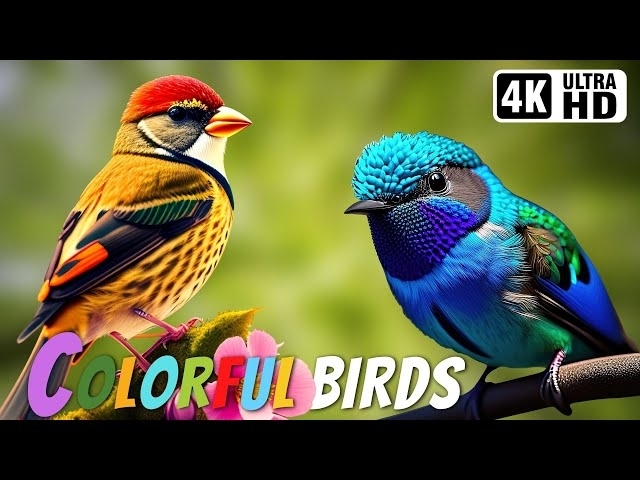 The Most Colorful Birds in the World | Breathtaking Nature & Wonderful Birds Songs | Stress Relie...