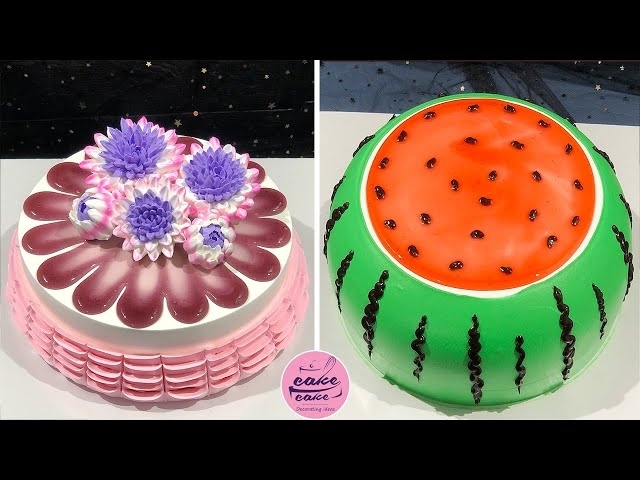 Watermelon Cake Decorating Tutorials For Beginner | Part 53
