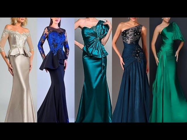 delightful and ultra-modern mother of the bride mermaid style evening gown and dresses