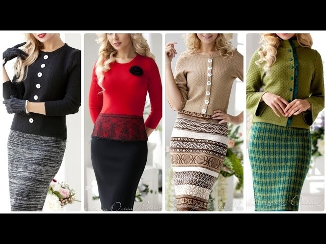 70+gorgeous knitted 2pec warm dress designs for women/classy knitted warm suit women ideas
