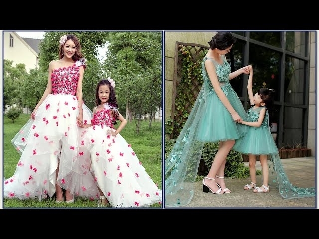 WOW! Mother and Daughter Matching Dresses | Mother and Daughter Party Wear Outfit Ideas.
