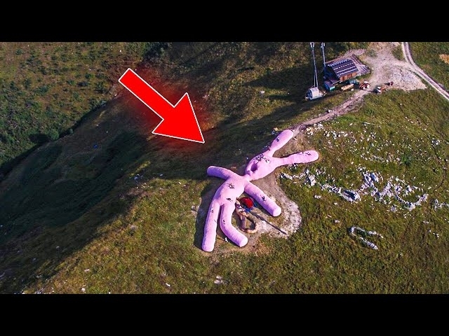 This Drone Made A Scary Discovery After Seeing This High Up On A Mountain!