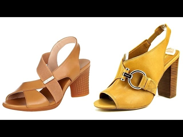 Los mejores diseños de sandalias de moda para mujeres Plataformas de cuero de verano Sandalias I...