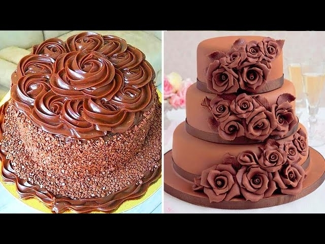 Perfect & Simple Chocolate Cake Recipe For Any Occasion | So Tasty Chocolate Cake Decorating Idea...