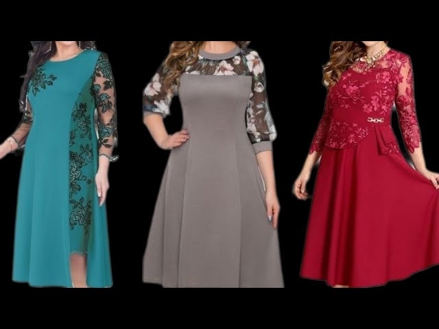 Different WaysLook Expensive I casual Plus Size Women Lace Embellish Sheath Dress/Casual Dress De...
