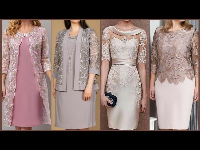Super Elegant & Simple Designer Jacket Style Mother Of The Bride Two Piece Dresses ideas