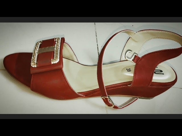 vintage style Side buckle straps platform sandals designs