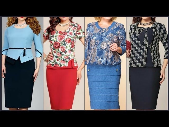 Luxury & Top Class Plus Size Women Two Tone Sheath/Column Bodycon Dresses