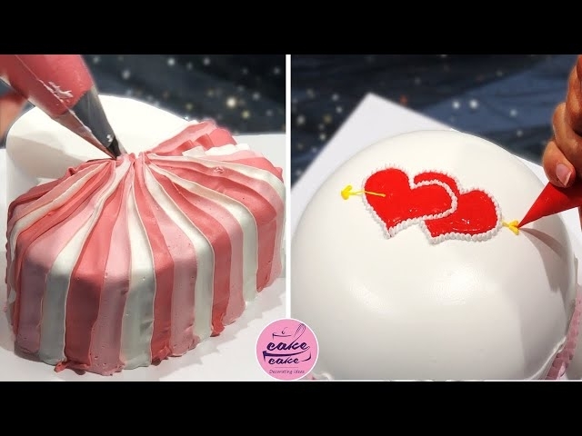 My Favorite Heart Cake Decorating Ideas | Heart cake compilation | Part 33
