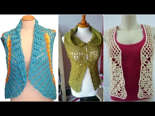 fabulous and amazing crochet vest designs and ideas#crochet vest collection
