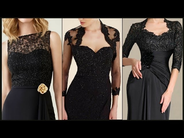 Ethical & Sleek Party Wear Formal Neck Designs For Mother Of The Bride & Bridesmaid Dresses
