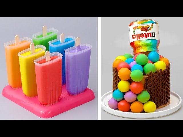 10+ Fun And Creative Rainbow Cake Ideas | So Yummy Chocolate Cake Tutorials | Tasty Plus Cakes