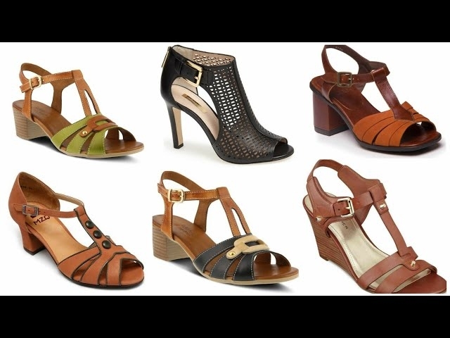 SANDALIAS DE VERANO DE PIEL TACÓN BLOQUE ÚLTIMAS Latest Summer Trendy Sandals