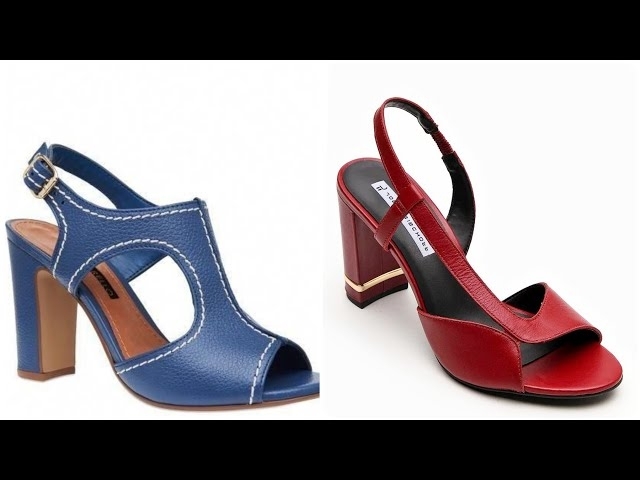 40+ Latest Flattering Mid Heel Hollow Out Leather Jimmy Choo Sandals & Shoes Designs for women