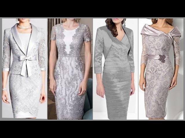 Modish & Gorgeous Summer/Spring Venice Alencon French Embroidered Lace Cocktail Mother's Dresses