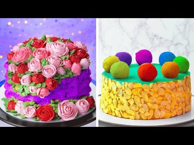 So Yummy Colorful Cake Decorating Tutorials | Most Satisfying Cake Hacks Ideas | How To Cake