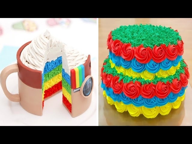 10 Beautiful Easy Cake Decorating Ideas | Easy Dessert Recipes | Satisfying Colorful Cake Videos