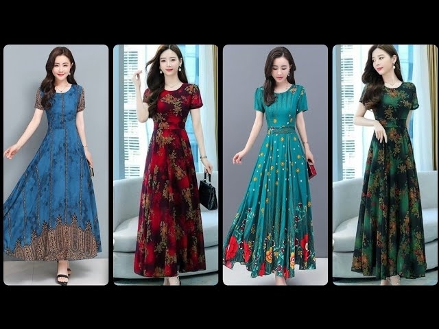 Stunning & Glamorous Printed Long Maxi Dresses Collection