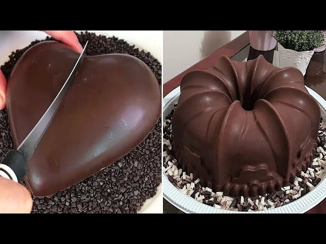 My Favorite White and Dark Chocolate Cake Decorating Ideas | Best Chocolate Cake Compilation
