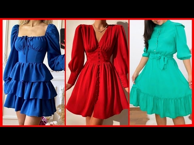 Gorgeously Designed Plain A-lin Skirter Dresses Summer Dresses For Girls