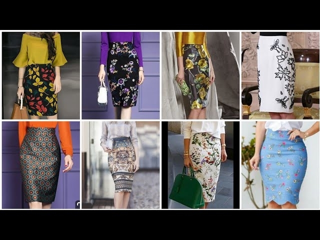Gorgeous And Stylish Pencil Skirts Designs - Latest Skirts Designs ldeas 2023-24