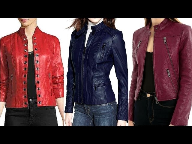 Women's & girls 100% genuine soft Lambskin leather motorbikes jacket slim fit Long sleeves jacket...