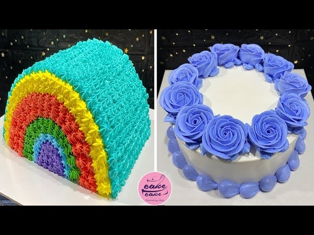 Top Amazing Rainbow Cake Tutorial For New Beginners | Part 98