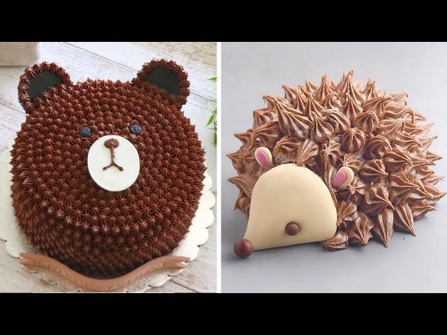 10 Cute Cake Decorating Design Ideas For Party | How to Make Simple Fondant Cake Decorating